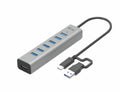 USB-C/USB-A Charging Metal HUB 7 Port