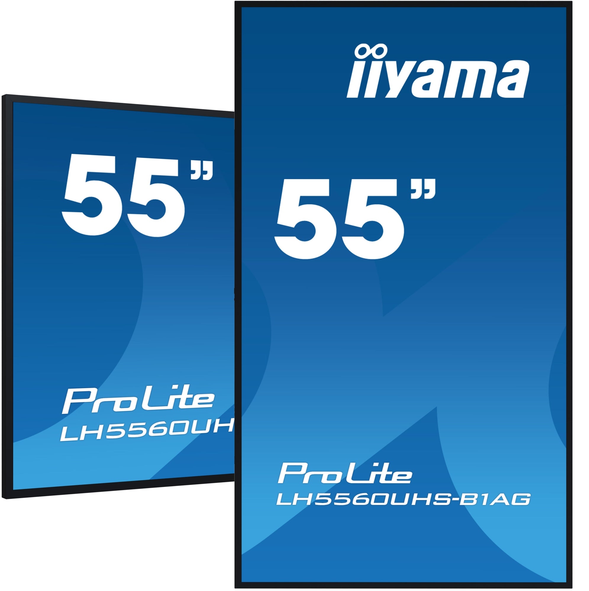 LH5560UHS-B1AG pantalla de señalización Pizarra de caballete digital 138,7 cm (54.6") LED Wifi 500 cd / m² 4K Ultra HD Negro Procesador incorporado Android 11 24/7