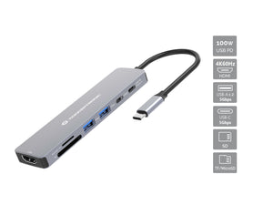 DONN28G Alámbrico USB 3.2 Gen 1 (3.1 Gen 1) Type-C Gris