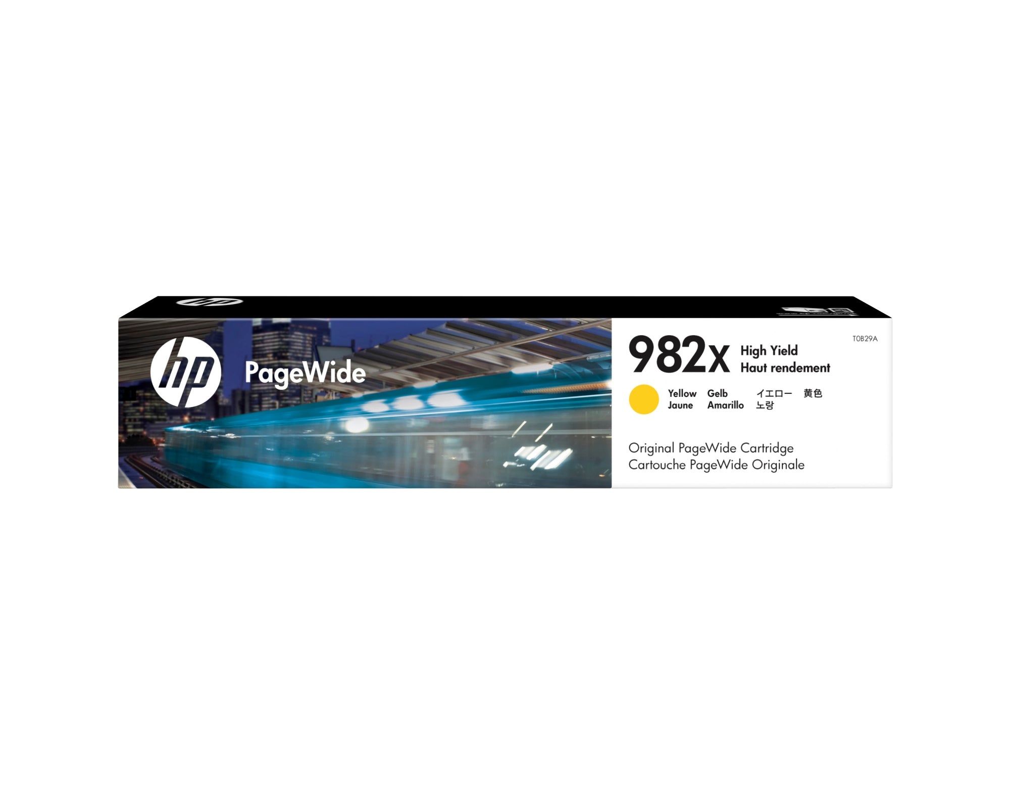 Cartucho PageWide 982X Original de alta capacidad amarillo