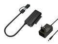 ABBY21B cambiador de género para cable USB Type-A SATA 22-pin Negro