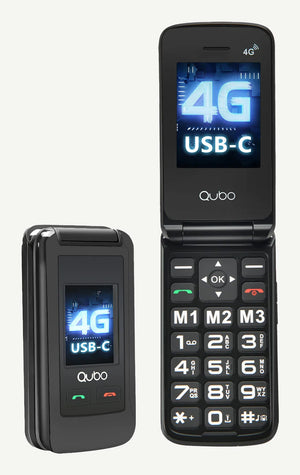X-247 4G teléfono móvil 7,11 cm (2.8") Negro