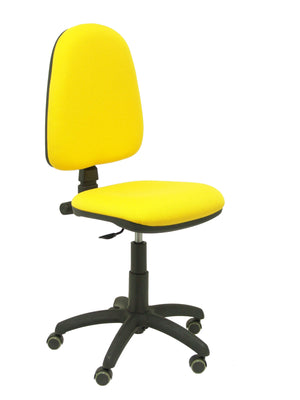 Silla Ayna bali amarillo ruedas de parqué