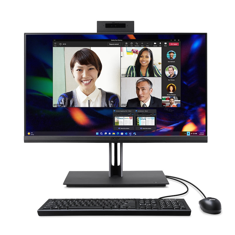 Veriton VZ4714GT Intel® Core i5 i5-13500 60,5 cm (23.8") 1920 x 1080 Pixeles PC todo en uno 16 GB DDR4-SDRAM 512 GB SSD Windows 11 Pro Wi-Fi 6E (802.11ax) Negro