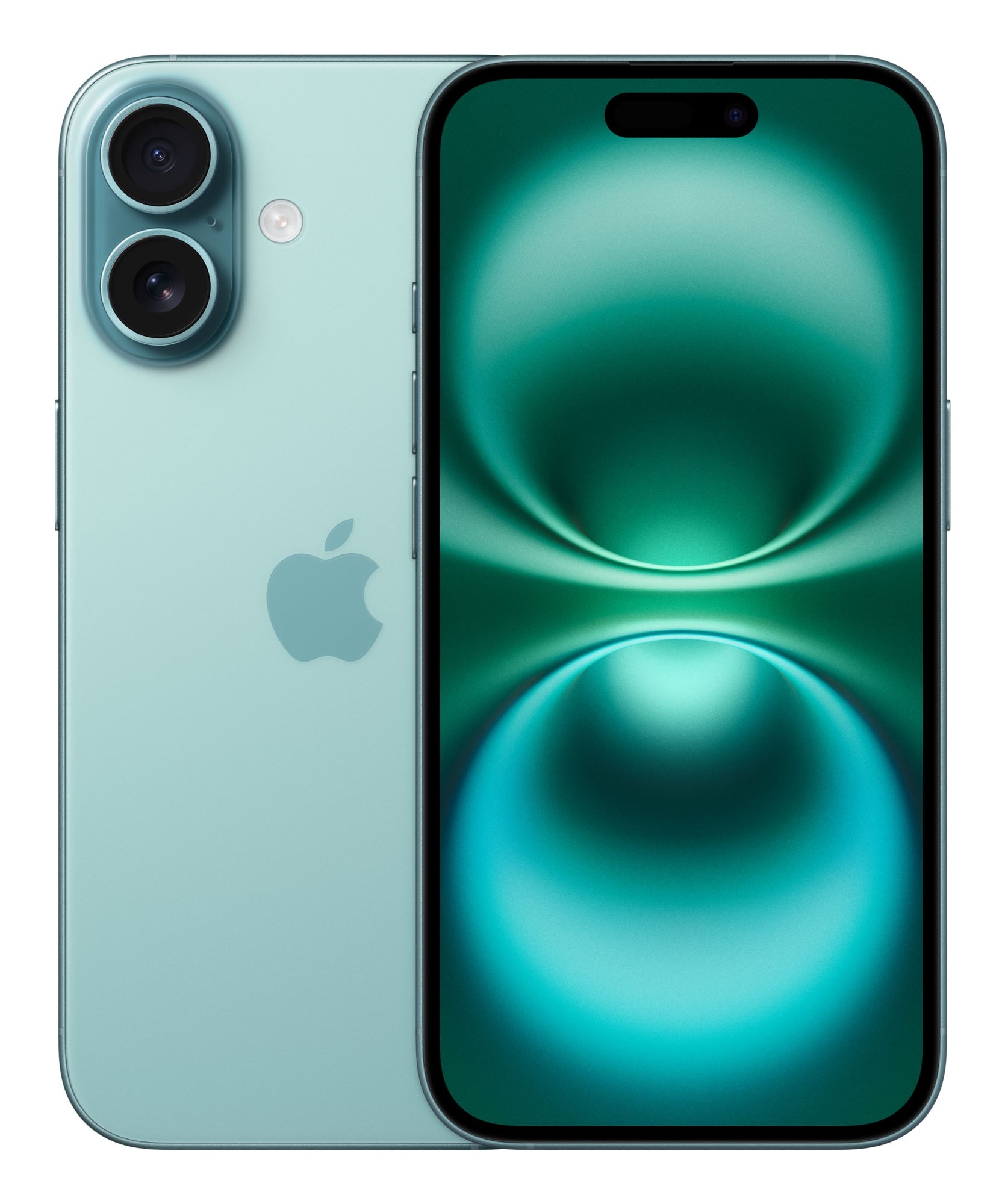 iPhone 16 15,5 cm (6.1") SIM doble iOS 18 5G USB Tipo C 128 GB Verde azulado