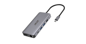 12-in-1 Type-C Dongle Alámbrico USB 3.2 Gen 1 (3.1 Gen 1) Type-C Plata