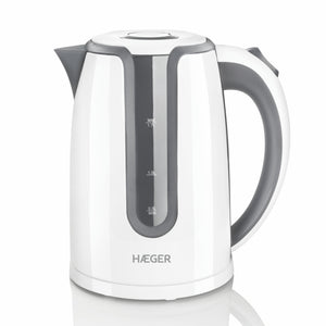 EK-22G.019A tetera eléctrica 1,7 L 2200 W Gris, Blanco