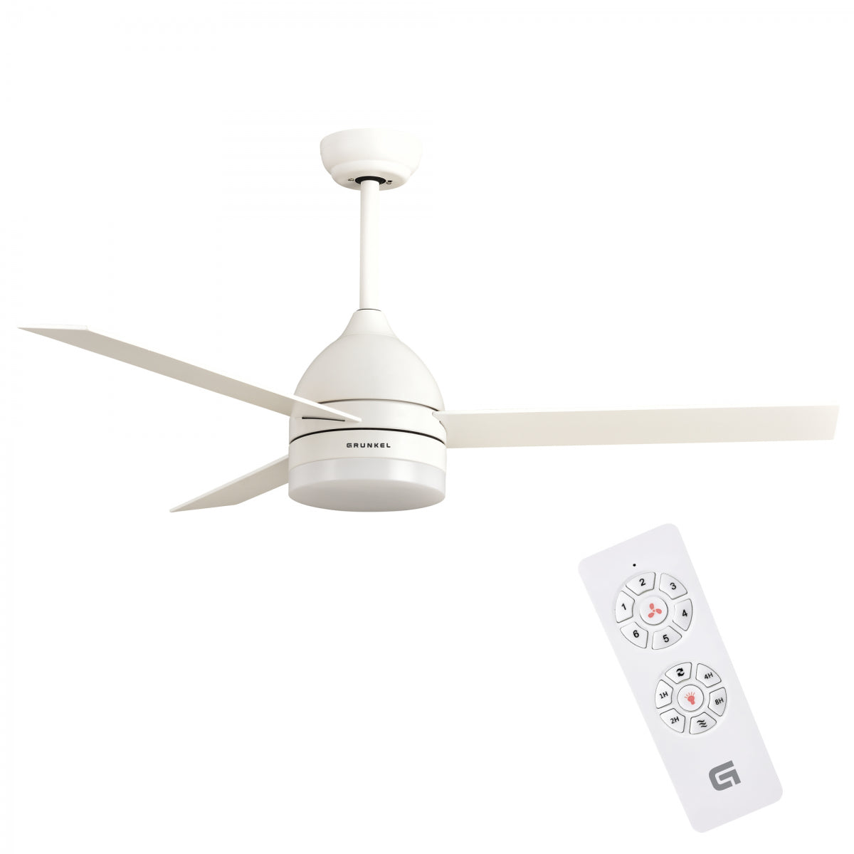 SKYECO-42 ventilador Blanco, Madera