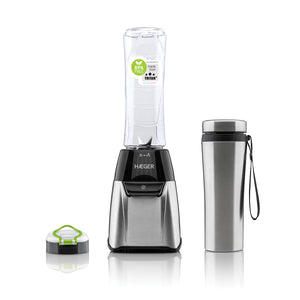 LQ-350.008A licuadora 0,6 L Licuadora de vaso 350 W Negro, Acero inoxidable, Transparente
