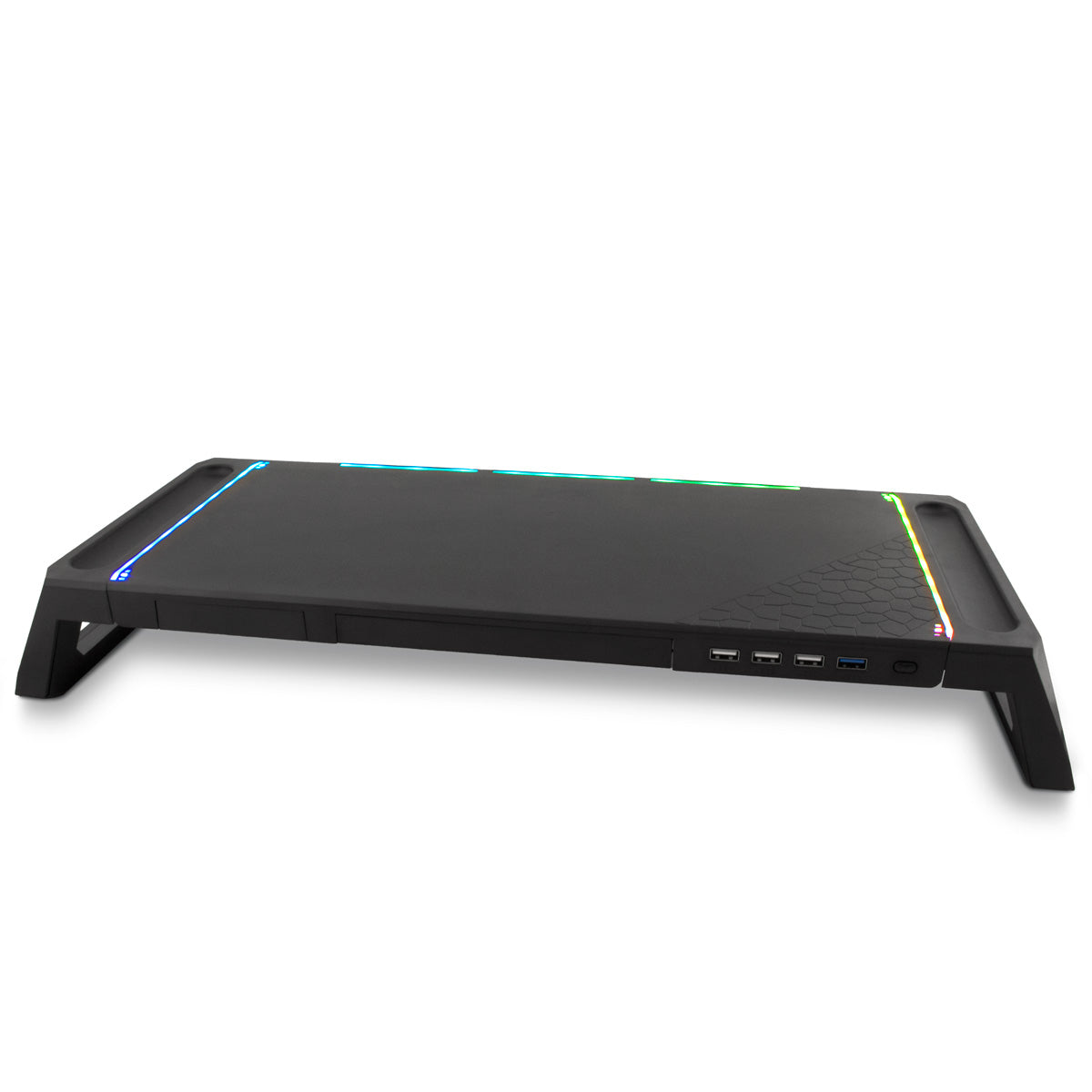 DEEPGAMING SOPORTE PARA MONITOR CON HUB 4USB + ILUMINACION RGB