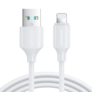 Cable Joyroom USB-A a Lightning Carga Rápida Blanco