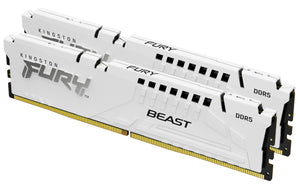 FURY Beast 32GB 6000MT/s DDR5 CL36 DIMM (Kit de 2) White EXPO