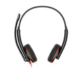 Auriculares Poly Blackwire 3220 estéreo USB-C + adaptador USB-C/A (paquete)
