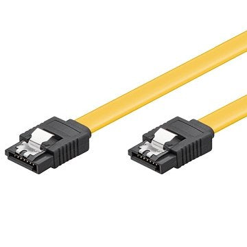 EC1511 cable de SATA 0,5 m SATA 7-pin Negro, Amarillo