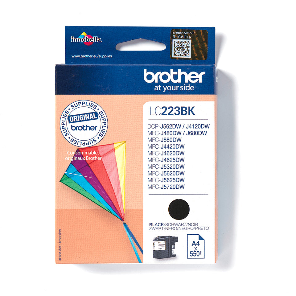 LC-223BK cartucho de tinta 1 pieza(s) Original Negro
