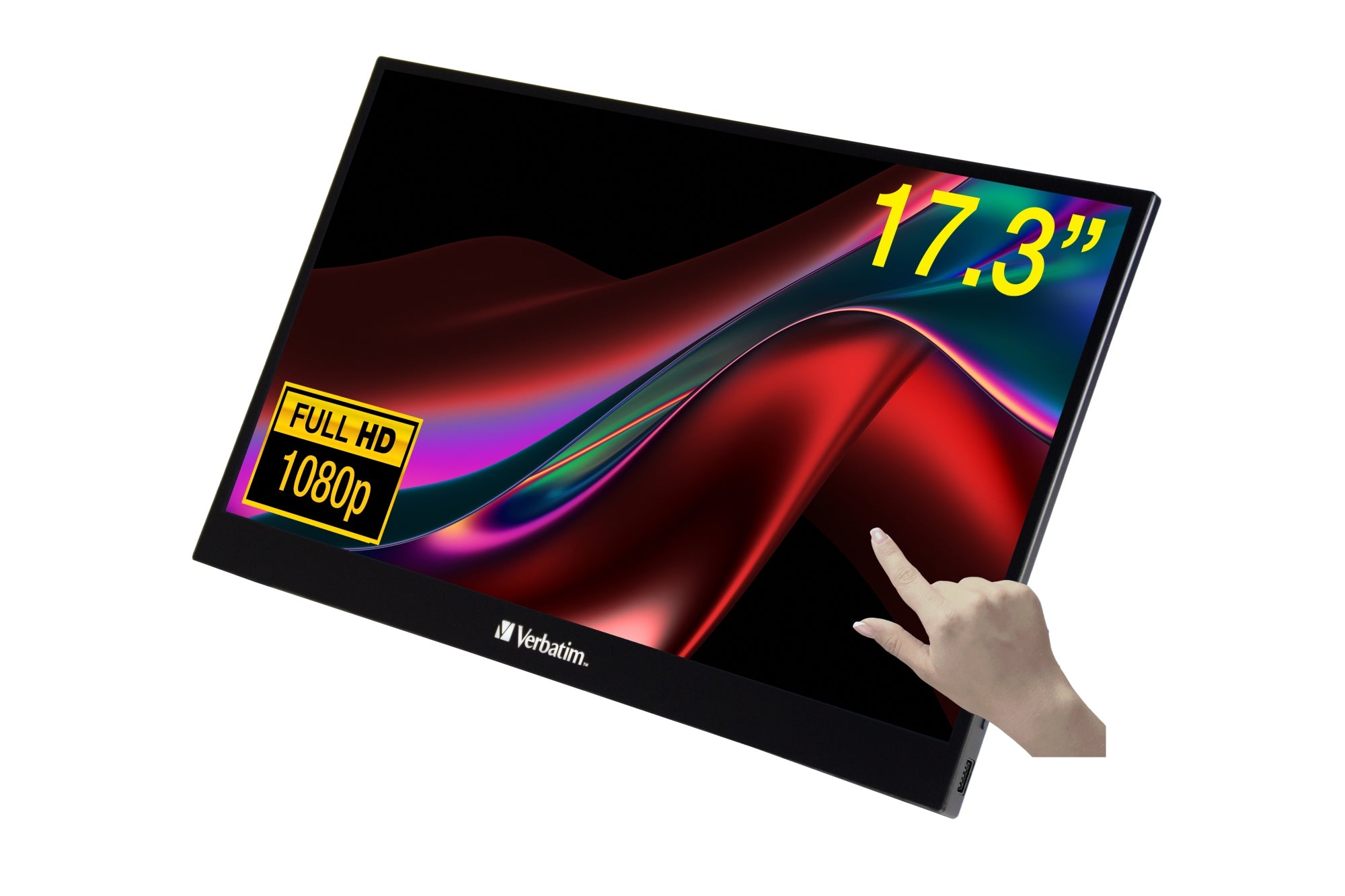 49593 pantalla para PC 43,9 cm (17.3") 1920 x 1080 Pixeles Full HD LCD Pantalla táctil Negro
