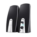 24660 conjunto de altavoces 5 W PC/ordenador portátil Negro, Metálico 2.0 canales