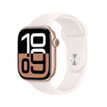 Watch Series 10 OLED 46 mm Digital 416 x 496 Pixeles Pantalla táctil 4G Oro rosa Wifi GPS (satélite)