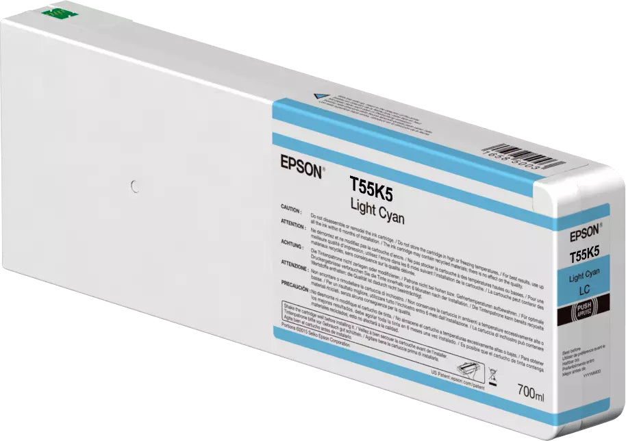 T55K500 cartucho de tinta 1 pieza(s) Original Cian claro