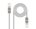 CABLE DE RED LATIGUILLO RJ45 FTP CAT6 AWG24 5 M GRIS NANOCABLE