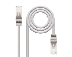 CABLE DE RED LATIGUILLO RJ45 FTP CAT6 AWG24 5 M GRIS NANOCABLE