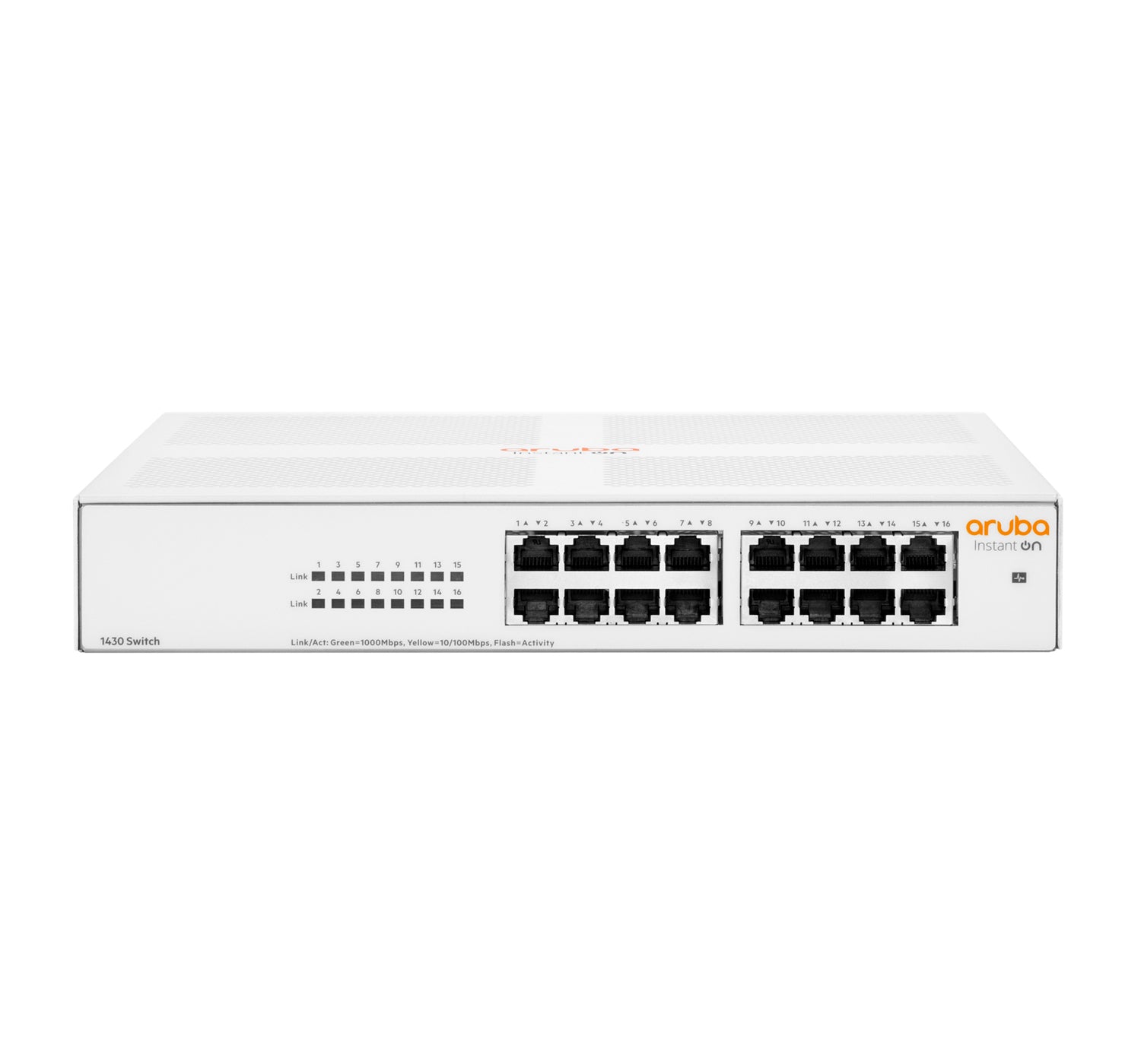 Aruba Networking Aruba Instant On 1430 16G No administrado L2 Gigabit Ethernet (10/100/1000) 1U Blanco