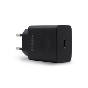 Cargador USB-C PD 3.0 1 Puerto 1x USB-C 20 W, Negro