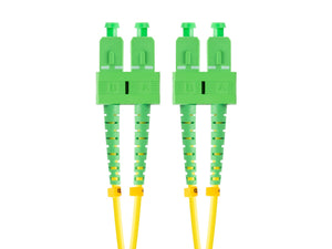 FO-SASA-SD11-0020-YE cable de fibra optica 2 m SC G.657.A1 Verde, Amarillo