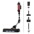 RH2077 Aspiradora escoba 2 en 1 Batería Secar Sin bolsa 0,4 L 250 W Negro, Rojo