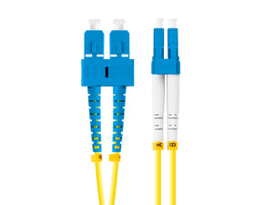 FO-SULU-SD11-0050-YE Cable de fibra óptica e InfiniBand 5 m SC LC Amarillo