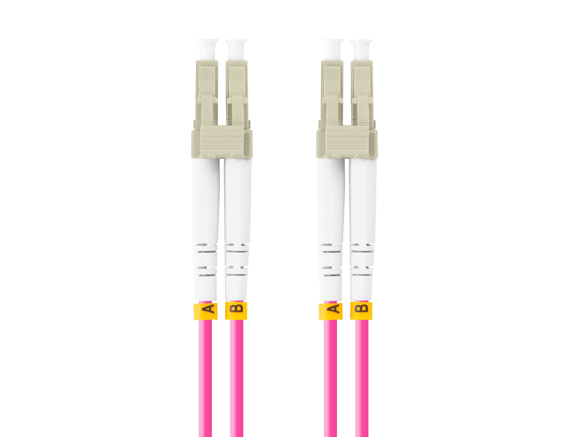 FO-LULU-MD41-0020-VT cable de fibra optica 2 m LC OM4 Violeta