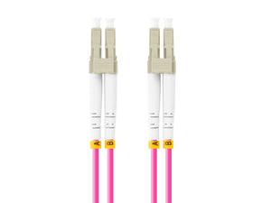 FO-LULU-MD41-0020-VT cable de fibra optica 2 m LC OM4 Violeta