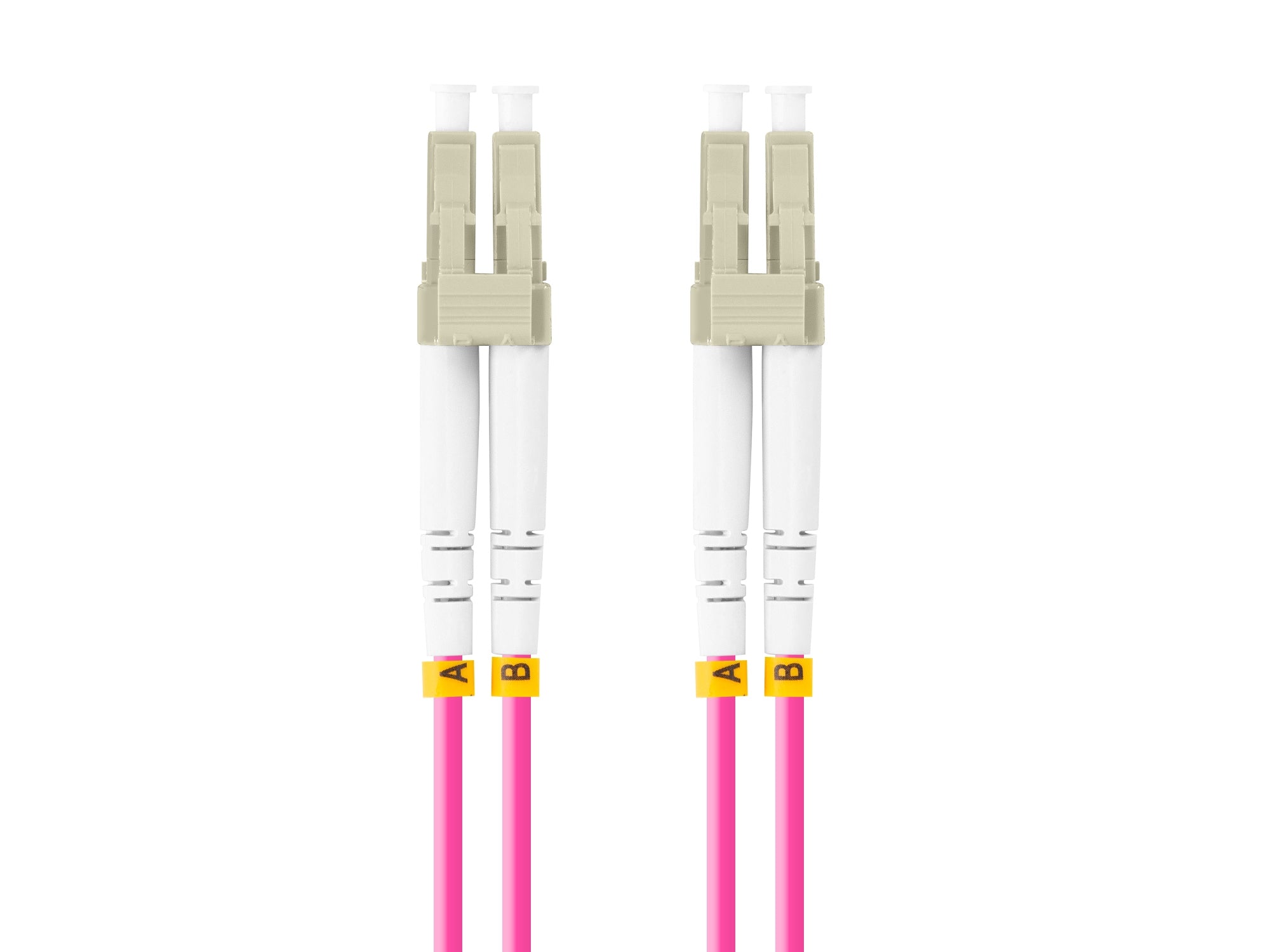 FO-LULU-MD41-0020-VT cable de fibra optica 2 m LC OM4 Violeta