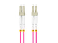 FO-LULU-MD41-0050-VT cable de fibra optica 5 m LC OM4 Violeta