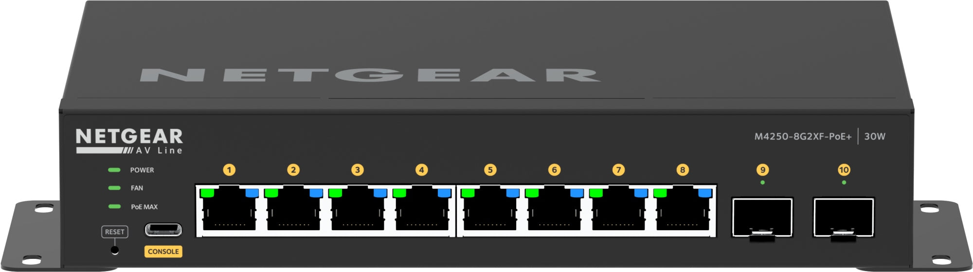 GSM4210PX-100EUS switch Gestionado L2/L3 Gigabit Ethernet (10/100/1000) Energía sobre Ethernet (PoE) Negro