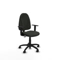 Algarra CP bali negro brazos 1D base poliamida ruedas engomadas 50mm