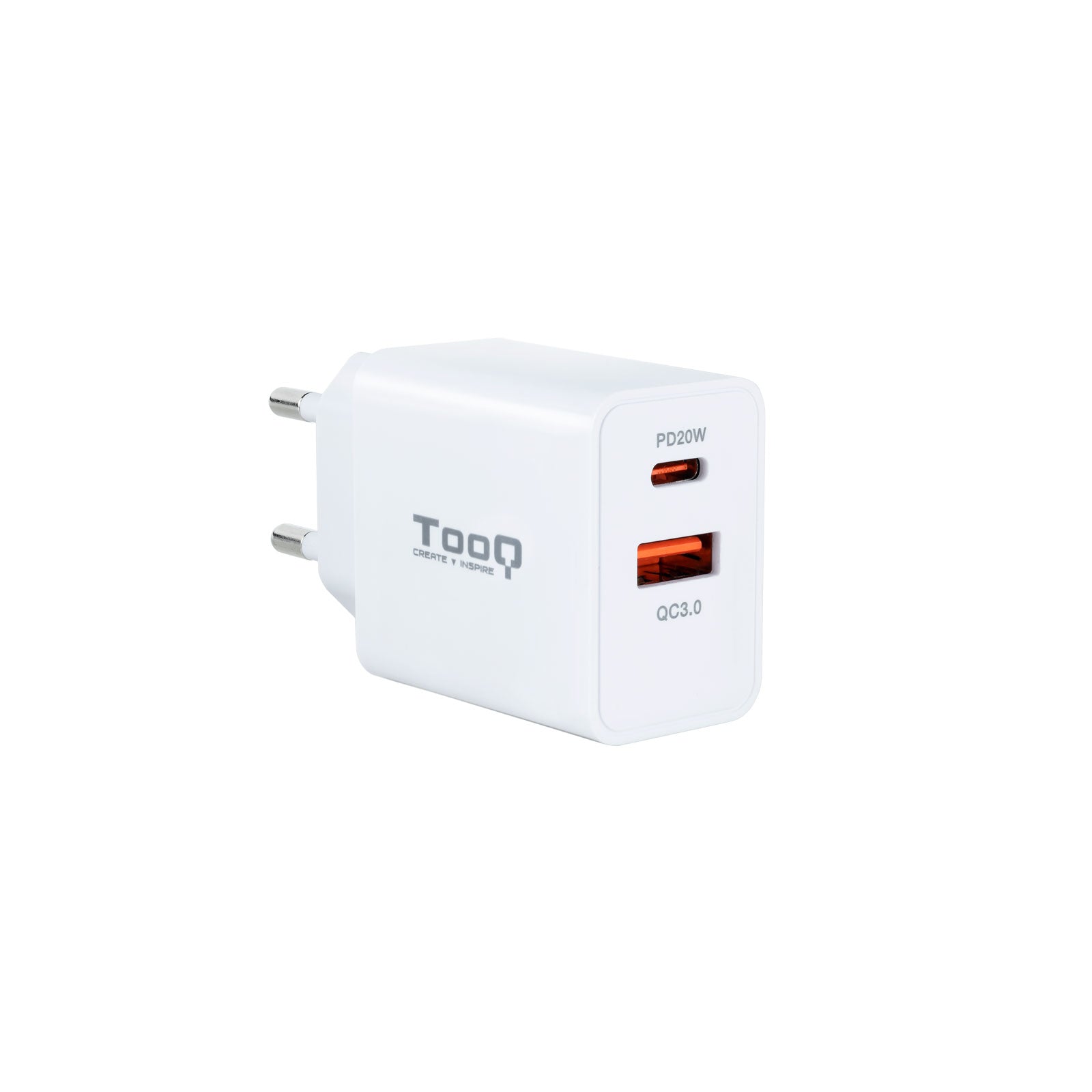 TQWC-2SC04WT cargador de dispositivo móvil Universal Blanco Corriente alterna Carga rápida Interior