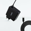 TQLC-USBC90PD adaptador e inversor de corriente Auto 90 W Negro