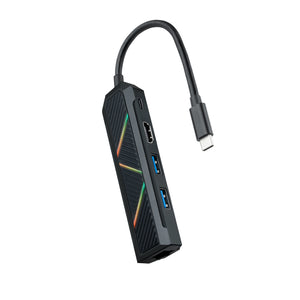 10.16.0501 base para portátil y replicador de puertos Alámbrico USB 3.2 Gen 1 (3.1 Gen 1) Type-C Negro