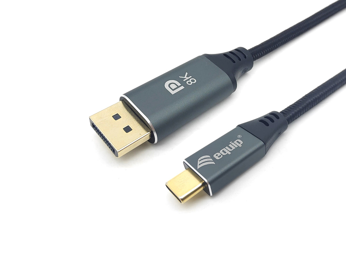 Cable USB-C a DisplayPort Premium, M/M, 2,0 m, 8K/60Hz