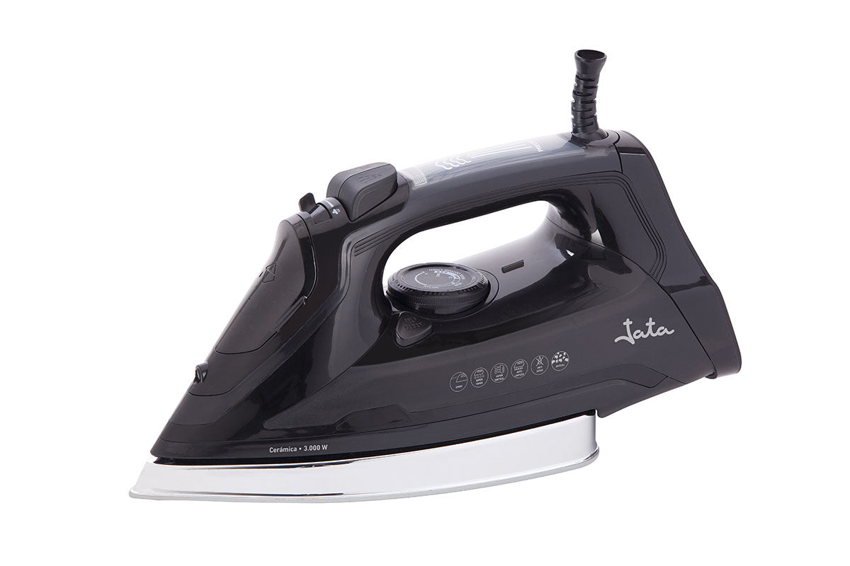 PL622C plancha Plancha vapor-seco Suela de cerámica 3000 W Negro