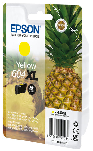 604XL cartucho de tinta 1 pieza(s) Original Amarillo
