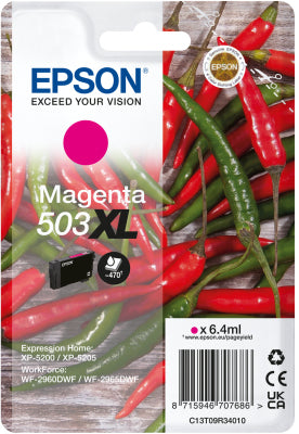 503XL cartucho de tinta 1 pieza(s) Original Alto rendimiento (XL) Magenta
