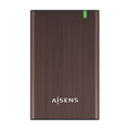 Caja Externa 2.5" ASE-2525BWN 9.5 mm SATA A USB 3.0/USB 3.1 Gen1, Marron