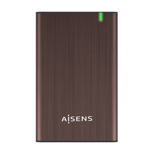 Caja Externa 2.5" ASE-2525BWN 9.5 mm SATA A USB 3.0/USB 3.1 Gen1, Marron