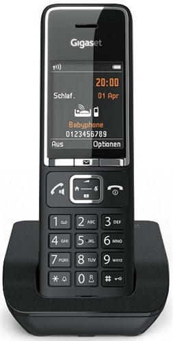 COMFORT 550 Teléfono DECT Identificador de llamadas Negro