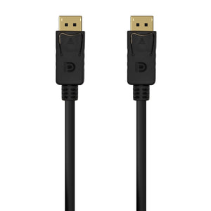 Cable DISPLAYPORT V1.2 4K@60Hz, DP/M-DP/M, Negro,1.5M