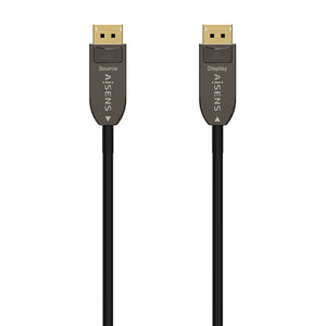 Cable DISPLAYPORT AOC V1.4 8K@60Hz 4K@120Hz 4:4:4 32.4Gbps, DP/M-DP/M, Negro, 10M