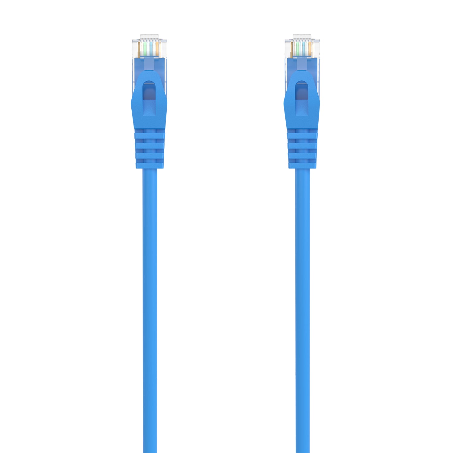 Cable de Red Latiguillo RJ45 LSZH Cat.6A 500 Mhz UTP AWG24, Azul, 3.0M