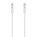 Cable de Red Latiguillo RJ45 LSZH Cat.6A 500 Mhz UTP AWG24, Blanco, 1.5M